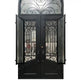 Wrought Iron Double Swing Front Door | Arched Top | Model # IWD 965-Taimco