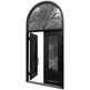 Wrought Iron Double Swing Front Door | Arched Top | Model # IWD 965-Taimco