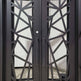 Wrought Iron Plasma Cut Iron Door | Square Top With kickplate | Model # IWD 975-Taimco