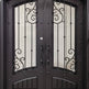 Wrought Iron Vatican Style Door | Arched Top With kickplate | Model # IWD 990-Taimco