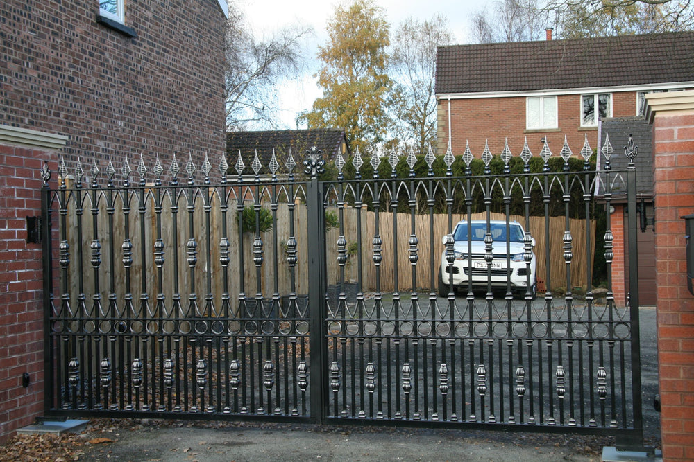 Blackchester Wrought Iron Gates | Made in Canada - Model # 060
