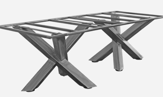 Modern Artistic Design Steel Table Legs| Stunning Unique Art Steel Table Legs for Central Table, Desk Table &amp; Office Table| Made in Canada –   Model TL676