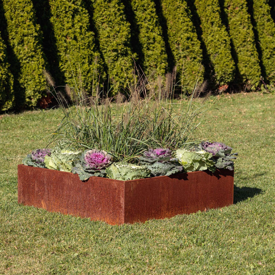 Modern Steel Square planters Box| Classic Garden Planters Pots for Indoor Outdoor Use| Made in Canada –Model # P596