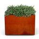 Modern Square Design Steel Planter | Classic Garden Planters Pots for Indoor, Outdoor &amp; Commercial Use| Made in Canada –Model # P601