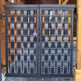 Glossy Finishing Overlapping Pattern Iron Garden Gate | Custom Fabrication Metal Back Yard Gate | Made in Canada– Model # 253