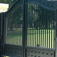 Modern Fence Design Steel Driveway Gate| Custom Fabrication Heavy Duty Metal Entrance Gate |Made in Canada – Model # 194