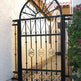 Modern Spiral Vintage Doodle Design Iron Fence Garden Gate | Custom Fabrication Metal Pool Gate |Made in Canada – Model # 340