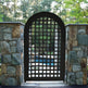 Classic Checkered Design Metal Garden Gate | Sturdy Unique Construction Iron Pool Gate | Made in Canada – Model # 341