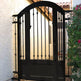 Stunning Panel Design Wrought Iron Pool Gate| Custom Fabrication Sturdy Steel Garden Gate | Made in Canada – Model # 335