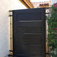 Rectangular Design Solid Metal Garden Gate | Custom Fabrication Iron Pool Gate | Made in Canada – Model # 345-Taimco