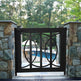 Unique &amp; Fabulous Circle Design Metal Pool Gates | Classic Modern Fabrication Metal Garden Gate | Made in Canada – Model # 312