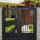 Stunning Fence &amp; Lock Design Metal Garden Gate | Modern Fabrication Metal Yard Side Gate | Made in Canada – Model # 320