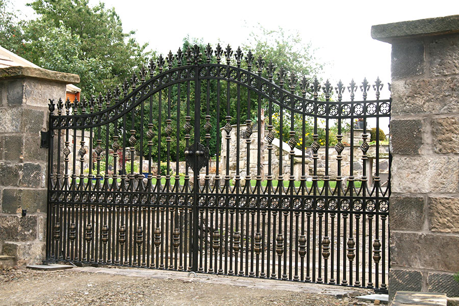 Hambledon Wrought Iron Gates | Model # 483-Taimco