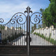 Classic Design Driveway Gate | Custom Metal Driveway Gate | Made in Canada – Model # 108
