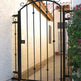 Gorgeous &amp; Simple Fence Design Metal Garden Gate | Classic Fabrication Metal Back Yard Gate | Made in Canada– Model # 313