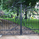 Royal Luxurious Victorian Style Steel Driveway Gate | Custom Fabricated Metal Entrance Gate | Made in Canada – Model # 865