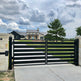 Gorgeous Residential &amp; Ranch Gorgeous &amp; Simple Metal Driveway Gate – Farms Gates | Heavy Duty Entrance Gate| Made in Canada– Model # 877