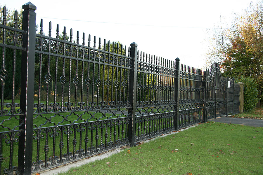 Ornamental Fence Panel - Wrought Iron Fence | Heavy Duty Metal Fence | Made in Canada – Model # FP926
