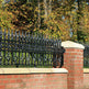 Wrought Iron all Top & Garden Railing - Wrought Iron Fence | Heavy Duty Metal Fence | Made in Canada – Model # FP930