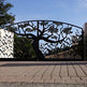 Laser Cut 3D Tree Design Gate | Modern Heavy Duty Entrance Gate | Made in Canada – Model # 088