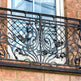 Wrought Iron Balcony Railing Aphrodite Juliet Design - Railing Balcony Panels - Decorative Heritage Style Rail - Made in Canada - Model # DRP974