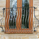 Oval Wrought Iron Balcony Railing Design - Railing Balcony Panels - Simple Style Rail - Made in Canada - Model # DRP982