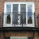 Ross Wrought Iron Balcony Railing Design - Railing Balcony Panels - Simple Style Rail - Made in Canada - Model # DRP985