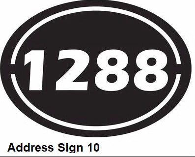 Address Signs | Metal Signs | Made in Canada - Model # MA571