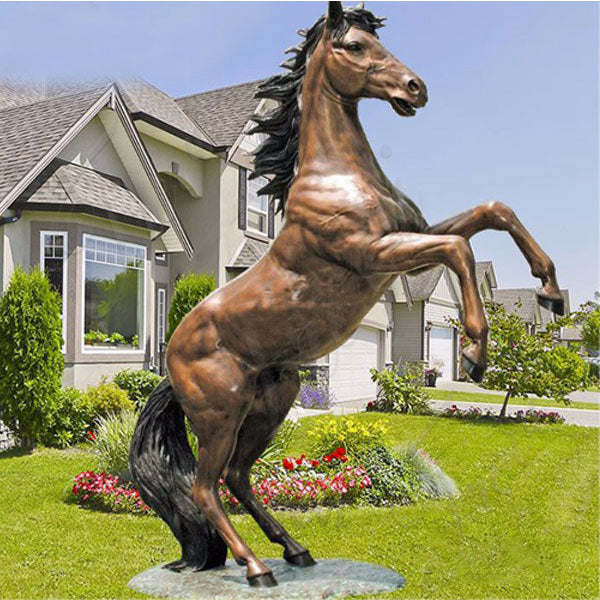Bronze Cast Large Outdoor Horse Sculpture Model # MSC1231