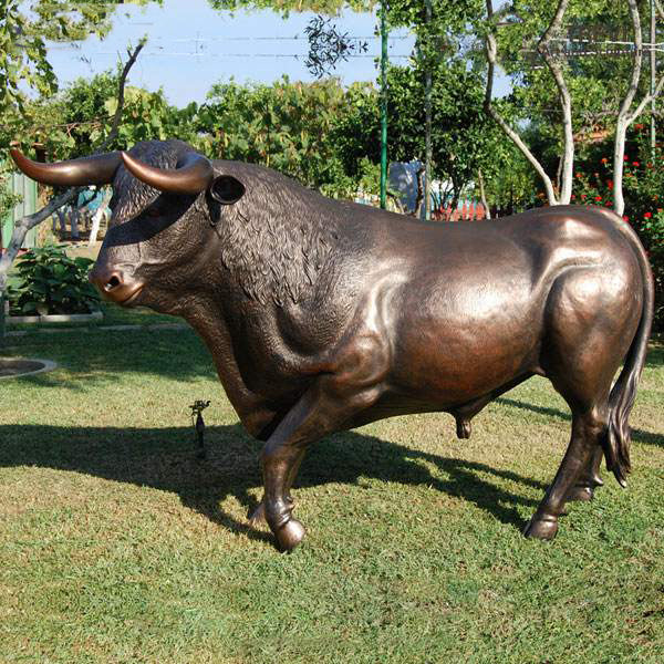 Large Size Outdoor Bronze Cow Statue Farm Decor Model # MSC1267