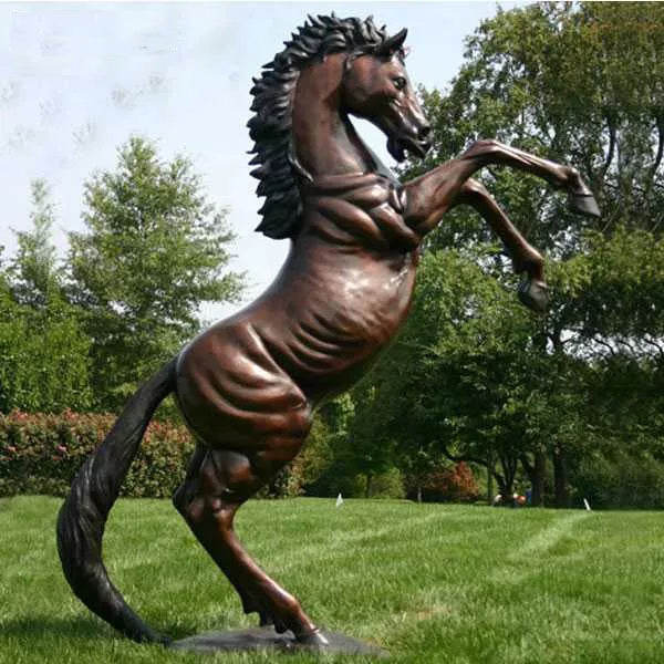 Bronze Cast Horse Statue Garden Lawn Ornament Model # MSC1291