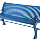 Metal Benches Aluminum Frame Casting & Steel Slat Seating | Model MB180