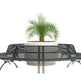 Circular outdoor metal Tree Bench | Model COLL1696