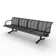 Metal Bench With Arm Rests  | Model COLL1706
