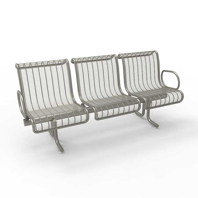 Metal Bench Without Arm Rests  | Model COLL1712