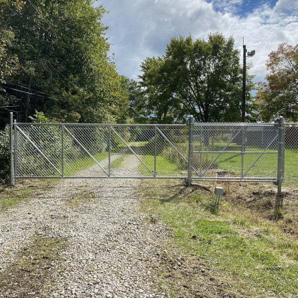 Chain Link Cantilever Gates | Heavy Duty Entrance Gate | Model # CAGCH