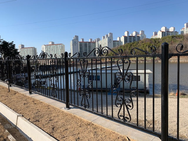 Ornamental Fence Panel - Wrought Iron Fence | Heavy Duty Metal Fence | Made in Canada – Model # FP918