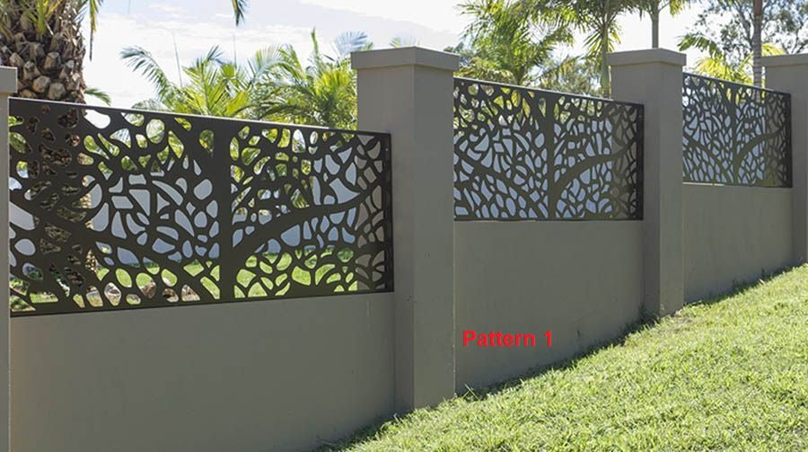 Metal Decorative Plasma Cut Fence Panel | Heavy Duty Metal Fence | Made in Canada | Model # FP936