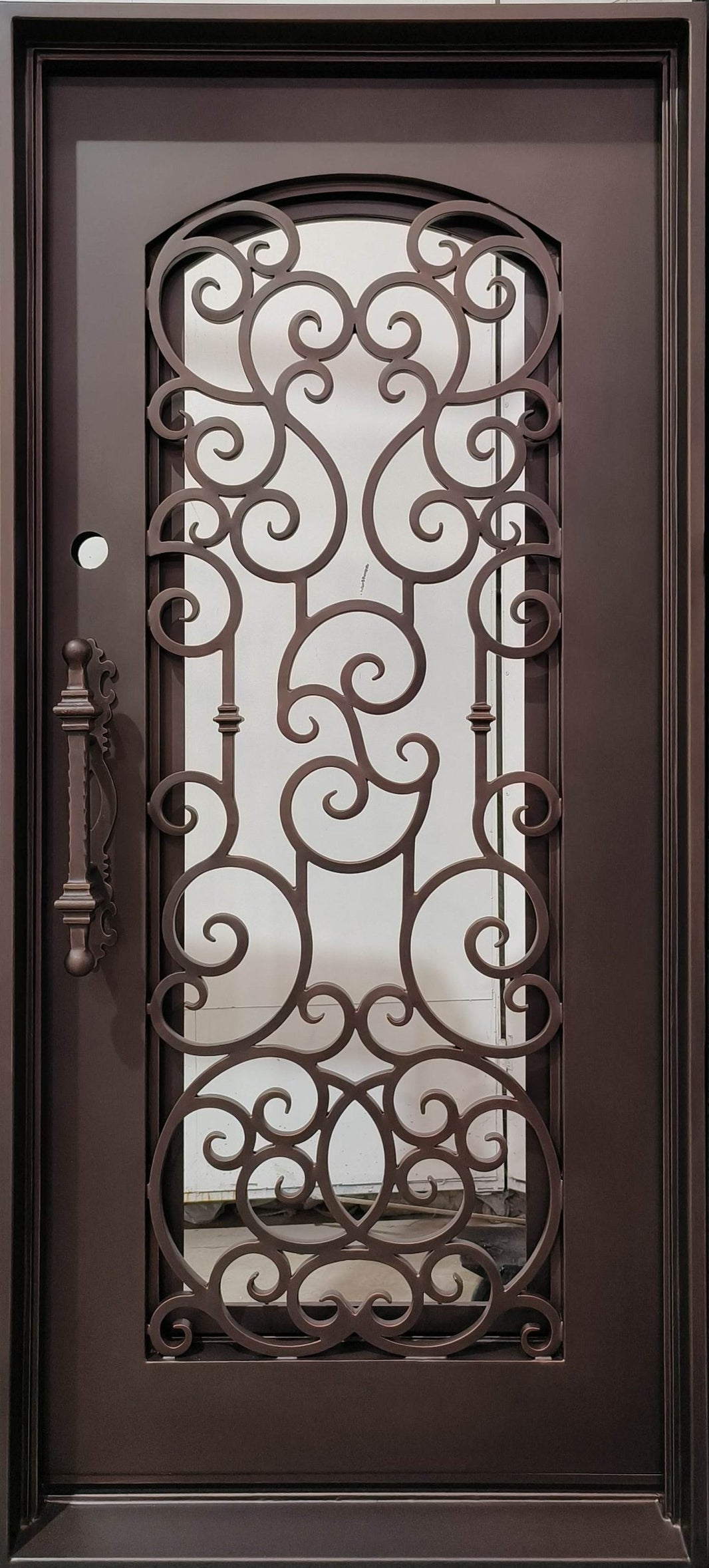 Classic Iron design Door | Square Top With kickplate | Model # IWD 928