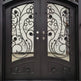 Wrought Iron Vatican Iron Door | Square Top With kickplate | Model # IWD 929