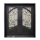 Wrought Iron Vatican Iron Door | Square Top With kickplate | Model # IWD 943