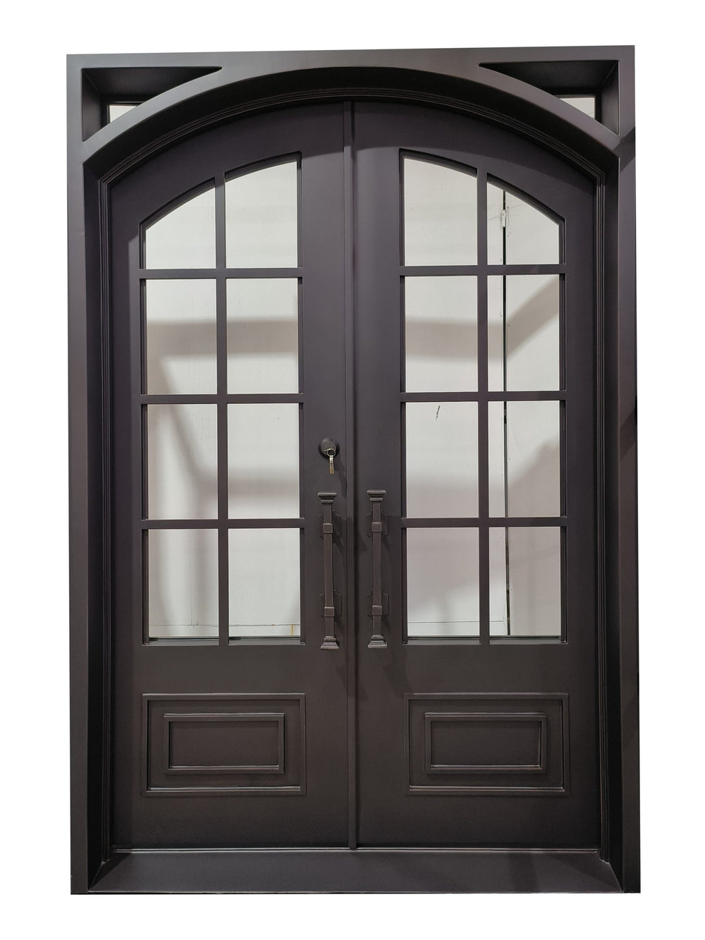 French Style Iron Door | Square Top With kickplate | Model # IWD 952