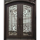 Wrought Iron Vatican Iron Door | Square Top With kickplate | Model # IWD 953