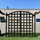 Modern Square Pattern Metal Gate | Gorgeous Dual-Swing Entrance Gate | Made in Canada – Model # 206
