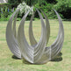 Crescent New Moon Sculpture - Metal Art Decorative Peace | Metal Art Accent - Model # MA1179