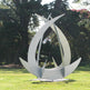 Arcs Revolution Sculpture - Metal Art Decorative Peace | Metal Art Accent - Model # MA1182