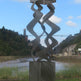 Crazy wave Sculpture - Metal Art Decorative work - Model # MA1192