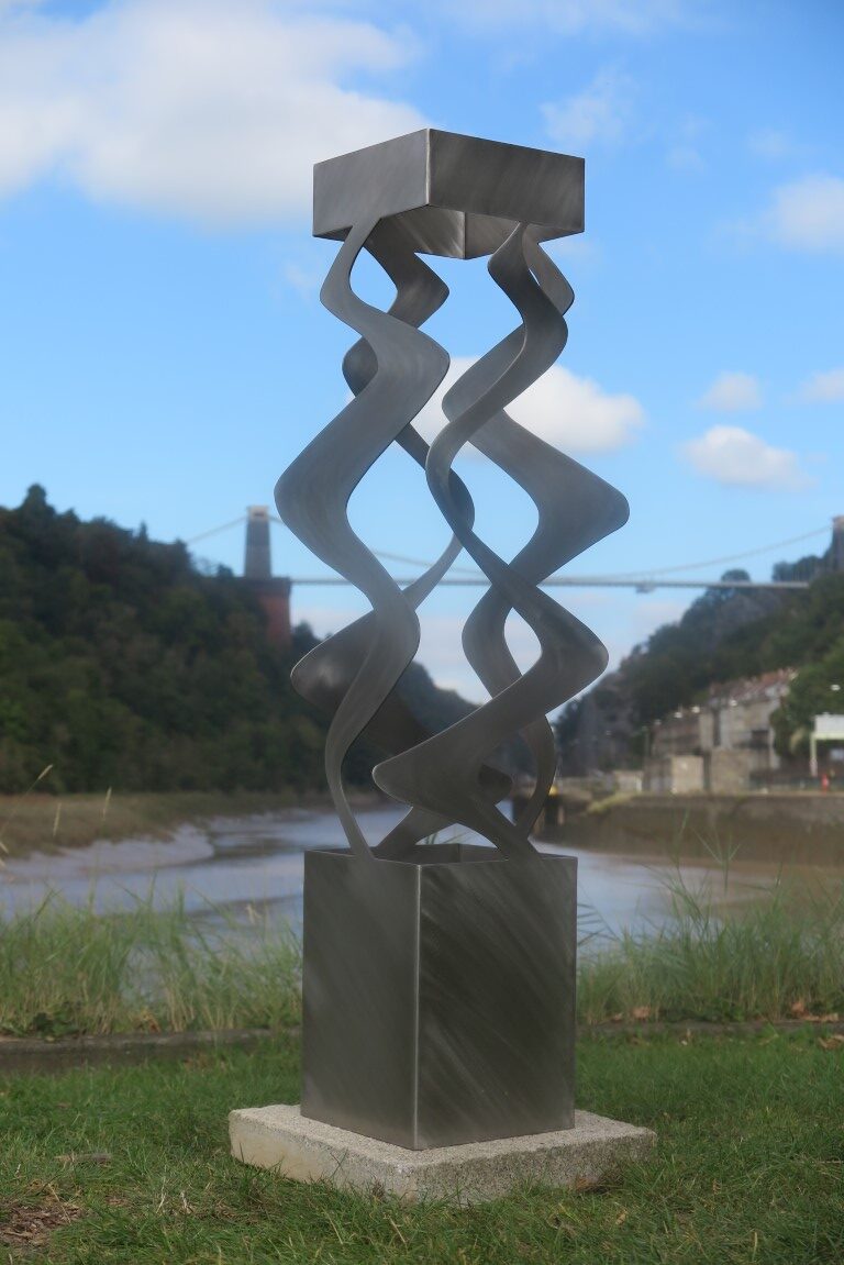 Crazy wave Sculpture - Metal Art Decorative work - Model # MA1192