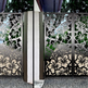 3D Laser Cut Artistic Floral Design Metal Garden Gate | Custom Fabrication Metal Pool Gate| Made in Canada – Model # 761