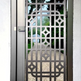 Simplistic Laser Cut Artistic Geometrical Design Metal Garden Gate| Modern Fabrication Metal Pool Gate | Made in Canada – Model # 793